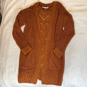 Burnt Orange Cardigan